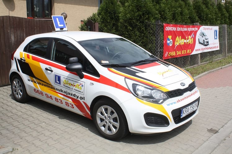 Nasza Kia Rio na zajęciach